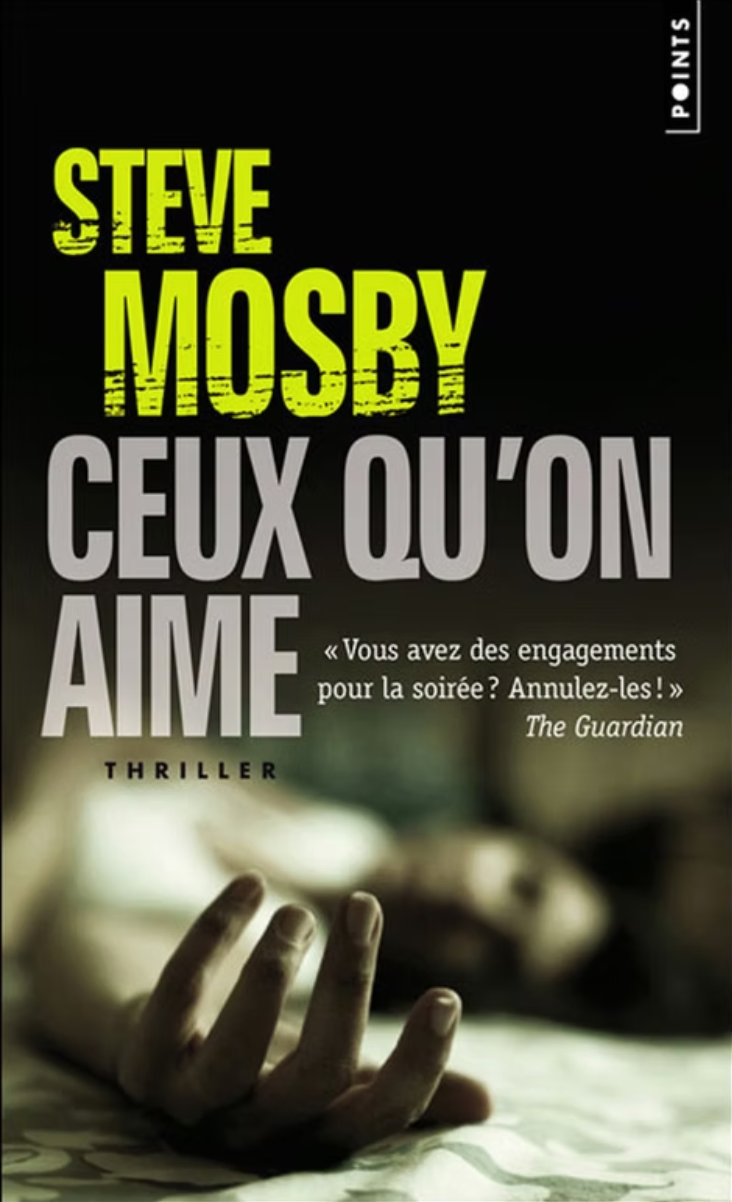Cover of Ceux qu'on aime by Steve Mosby, featuring Hélène Desplechin's photograph